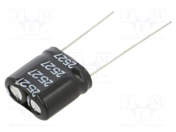 Supercapacitor; THT; 470mF; 2.5VDC; -20÷50%; 6.5x13x14mm; -40÷70°C