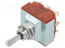 Switch: toggle; Pos: 3; 3P3T; ON-OFF-ON; 9A/250VAC; 20A/30VDC