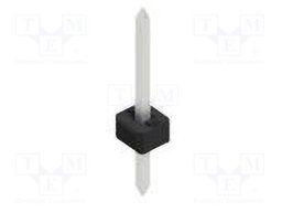 Connector: pin strips; pin header; male; PIN: 1; 2mm; THT; 1x1; 100V