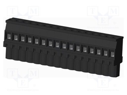 Connector: pluggable terminal block; plug; female; angled 90°