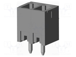 Connector: pluggable terminal block; socket; male; on PCBs