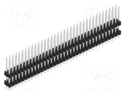 Connector: pin strips; pin header; male; PIN: 70; 2.54mm; THT; 2x35