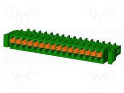 Connector: pluggable terminal block; plug; female; straight; 5.5A