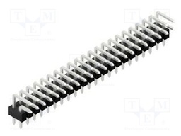 Connector: pin strips; pin header; male; PIN: 44; 2.54mm; THT; 2x22