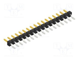 Connector: pin strips; pin header; male; PIN: 17; 2.54mm; SMT; 1x17