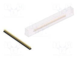 Connector: pin strips; pin header; male; PIN: 70; 2mm; SMT; 2x35