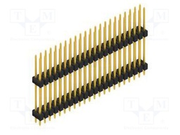 Connector: pin strips; pin header; male; PIN: 44; 2.54mm; THT; 2x22