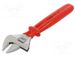 Wrench; insulated,adjustable; 390mm; Max jaw capacity: 50mm