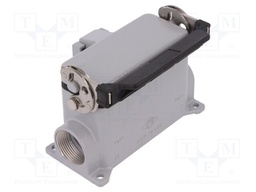 Enclosure: for HDC connectors; C-TYPE; size 77.27; with cover