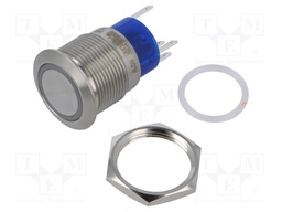 Switch: vandal resistant; Pos: 2; SPST; 3A/250VAC; OFF-ON; white