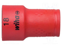 Key; hex socket,socket spanner; HEX 18mm; 3/8"; 45mm; insulated