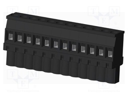 Connector: pluggable terminal block; plug; female; angled 90°