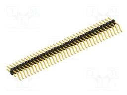 Connector: pin strips; pin header; male; PIN: 72; 2mm; SMT; 2x36