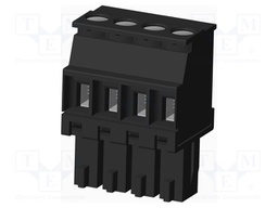 Connector: pluggable terminal block; plug; female; angled 90°