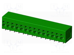 Connector: PCB terminal block; terminal; Plating: tinned; on PCBs