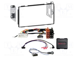 Adapter for control from steering wheel; Nissan; DIN,ISO; black