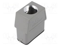 Enclosure: for HDC connectors; size D10A; for cable; for latch