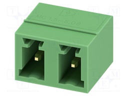PCB headers, nominal cross section: 1.5 mm?, color: green, n