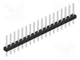 Connector: pin strips; pin header; male; PIN: 18; 2mm; THT; 1x18