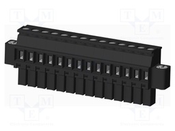 Connector: pluggable terminal block; plug; female; angled 90°