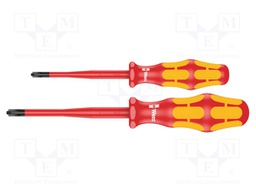 Kit: screwdrivers; insulated; 1kVAC; PlusMinus cross PZ-type
