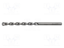 Drill bit; for concrete; Ø: 4mm; L: 75mm; cemented carbide
