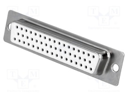 D-Sub; PIN: 50; socket; female; straight; THT; gold-plated