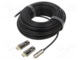 Cable; HDCP 2.2,HDMI 2.0,optical; 30m; black; Core: OFC