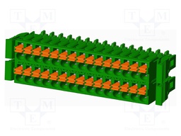 Connector: pluggable terminal block; plug; female; straight; 5.5A
