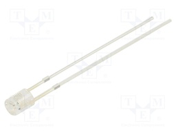 LED; 3mm; yellow; 68÷100mcd; 140°; Front: recessed; 12V; -30÷85°C