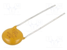 Varistor: zinc-oxide; THT; 25VAC; 31VDC; 39V; 500A; 4.7J; STANDARD
