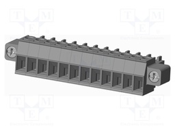 Connector: pluggable terminal block; plug; female; straight; grey
