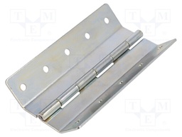 Hinge; Width: 103.6mm; zinc-plated steel; natural; H: 145mm