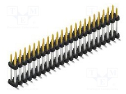 Connector: pin strips; pin header; male; PIN: 46; 2mm; SMT; 2x23