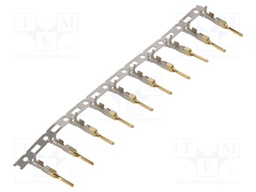 Contact; male; 0.3÷0.75mm2; J2000; nickel plated,gold flash; 4.6A