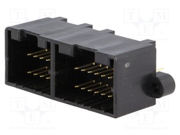 Connector: wire-board; .040 MULTILOCK; socket; male; straight