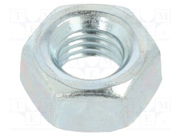 Nut; hexagonal; 1/4"-28; steel; Plating: zinc; 9.5mm