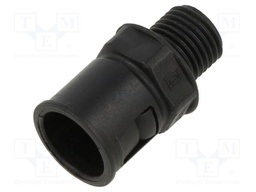 Straight terminal connector; ØBraid : 7.5mm; polyamide; IP65