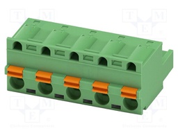 PCB connector, nominal cross section: 2.5 mm2, color: green,