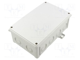 Enclosure: junction box; X: 118mm; Y: 68mm; Z: 188mm; wall mount