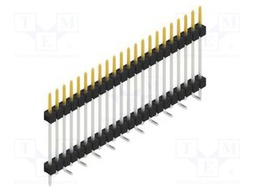 Connector: pin strips; pin header; male; PIN: 22; 2.54mm; SMT; 1x22
