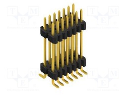 Connector: pin strips; pin header; male; PIN: 14; 1.27mm; SMT; 2x7