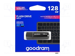 Pendrive; USB 3.0; 128GB; Read: 60MB/s; Write: 20MB/s; Colour: black