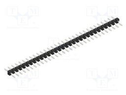 Connector: pin strips; pin header; male; PIN: 31; 2.54mm; SMT; 1x31