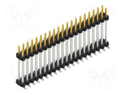 Connector: pin strips; pin header; male; PIN: 40; 2mm; SMT; 2x20