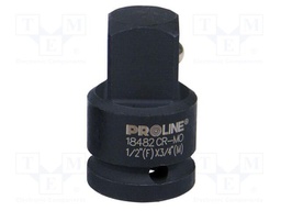 Adapter; impact; 1/2" square,3/4"