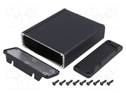 Enclosure: shielding; X: 104mm; Y: 120mm; Z: 32mm; aluminium; black