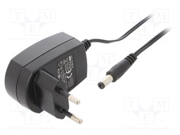 Power supply: switched-mode; constant voltage; 5VDC; 1.2A; 6W