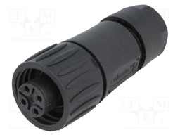Connector: circular; plug; PIN: 4; female; screw terminal; 400V; 16A