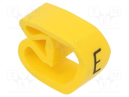 Markers for cables and wires; Label symbol: E; 8÷16mm; PVC; PA